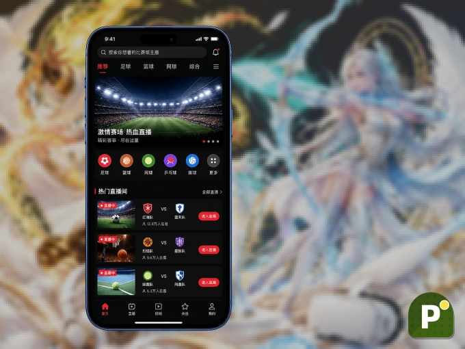装好PG游戏 APP，看球体验更流畅